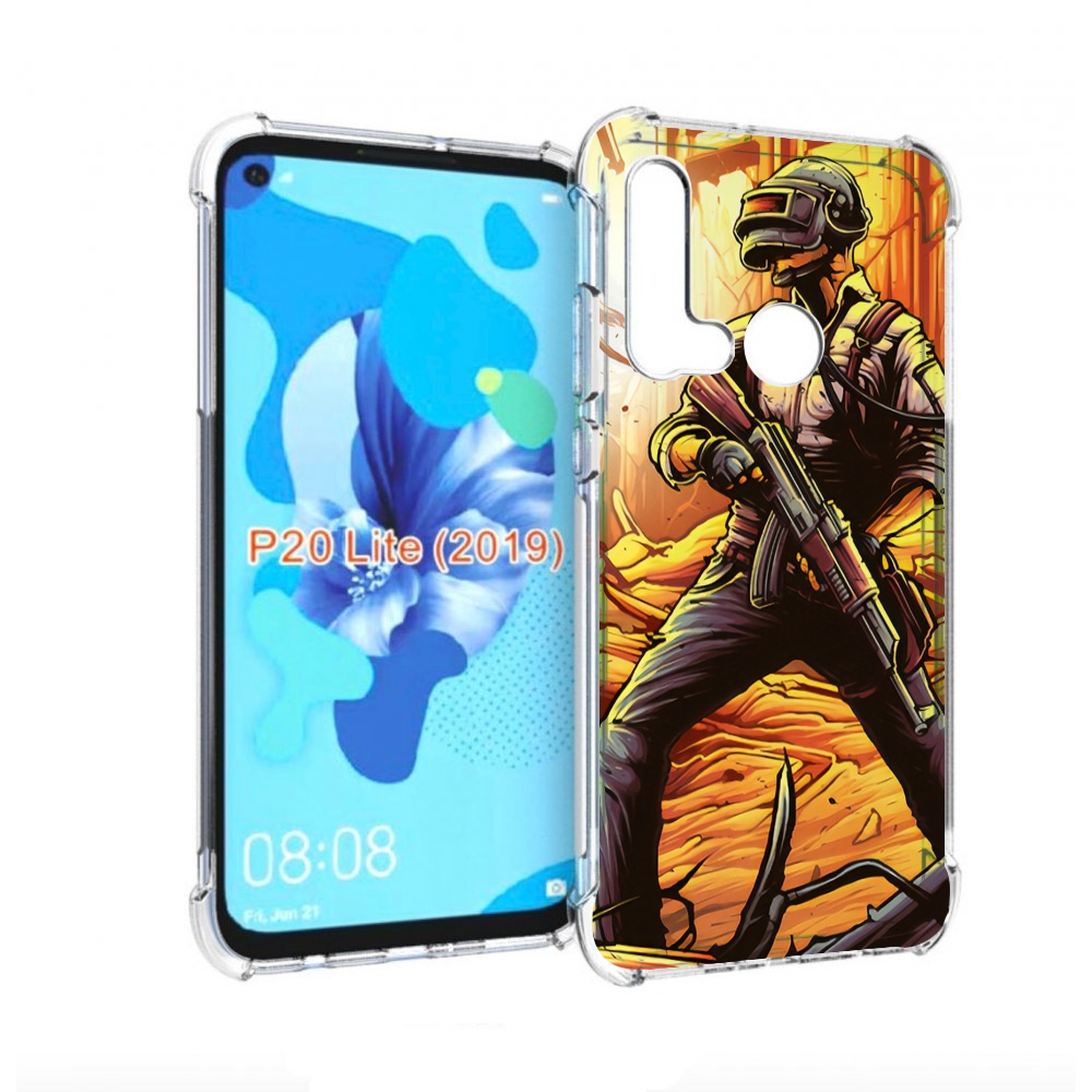 

Чехол бампер MyPads Пабг для Huawei P20 Lite (2019), Прозрачный, Tocco