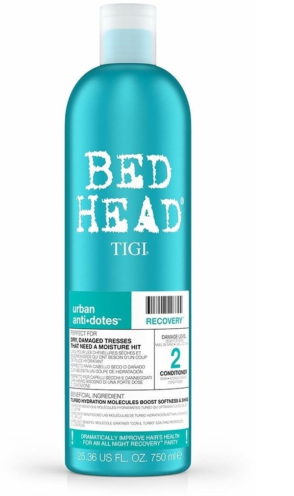 TIGI BED HEAD Urban AntiDotes Recovery Кондиционер для поврежденных волос уровень 2 750 М 2705₽