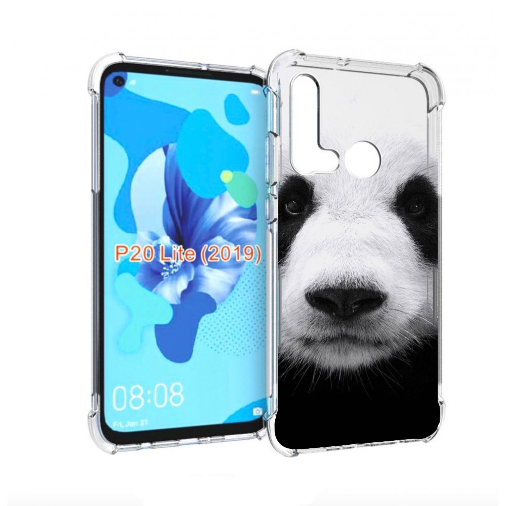 

Чехол бампер MyPads Панда-портрет для Huawei P20 Lite (2019), Прозрачный, Tocco