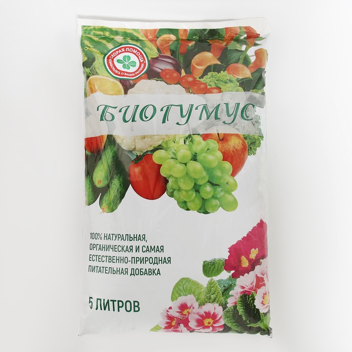 

Удобрение "Скорая помощь" органическое "Биогумус", 5 л