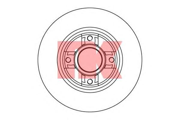 

Диск тормозной Nk 203937, Диск тормозной Nk 203937 Nk 203937
