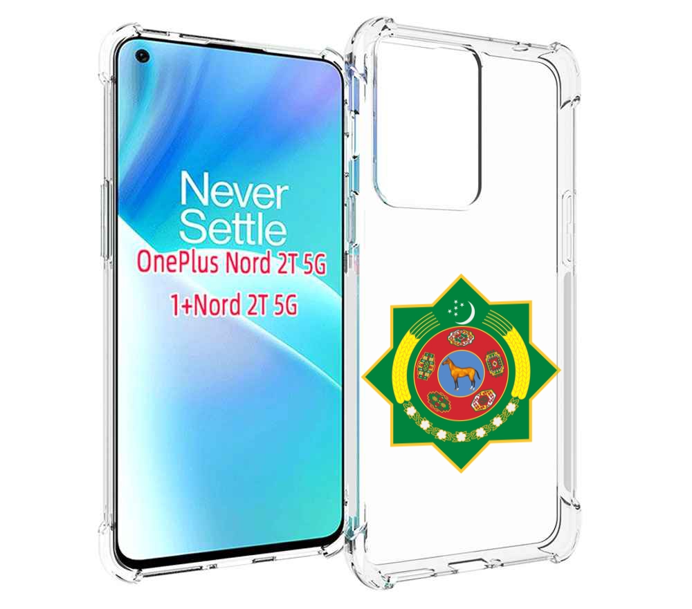 

Чехол MyPads герб-туркменистан для OnePlus Nord 2T, Прозрачный, Tocco