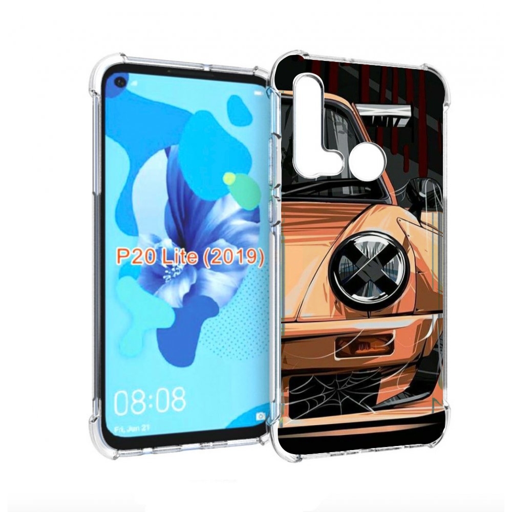 

Чехол бампер MyPads Порш мужской для Huawei P20 Lite (2019), Прозрачный, Tocco