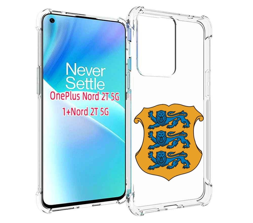

Чехол MyPads герб-эстонии для OnePlus Nord 2T, Прозрачный, Tocco