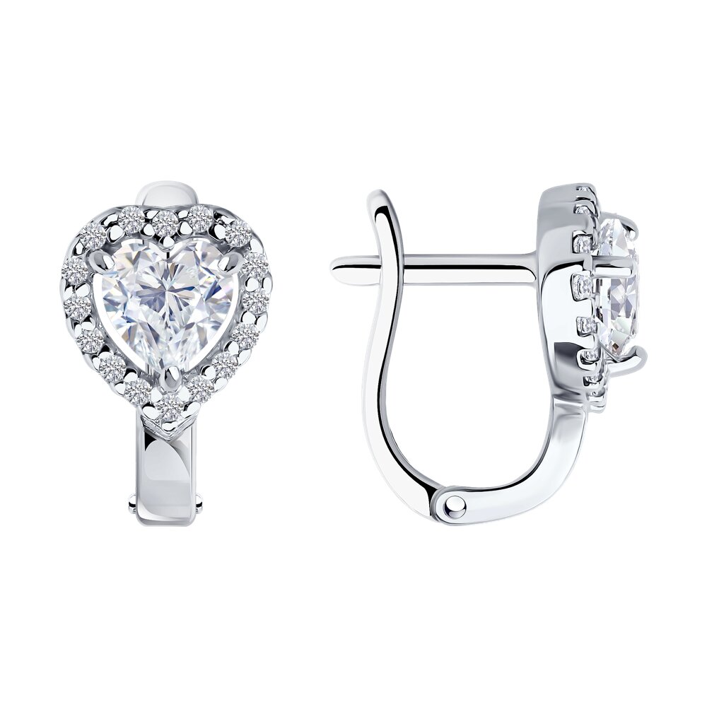 

Серьги из серебра SOKOLOV 94026816, фианит, 94026816