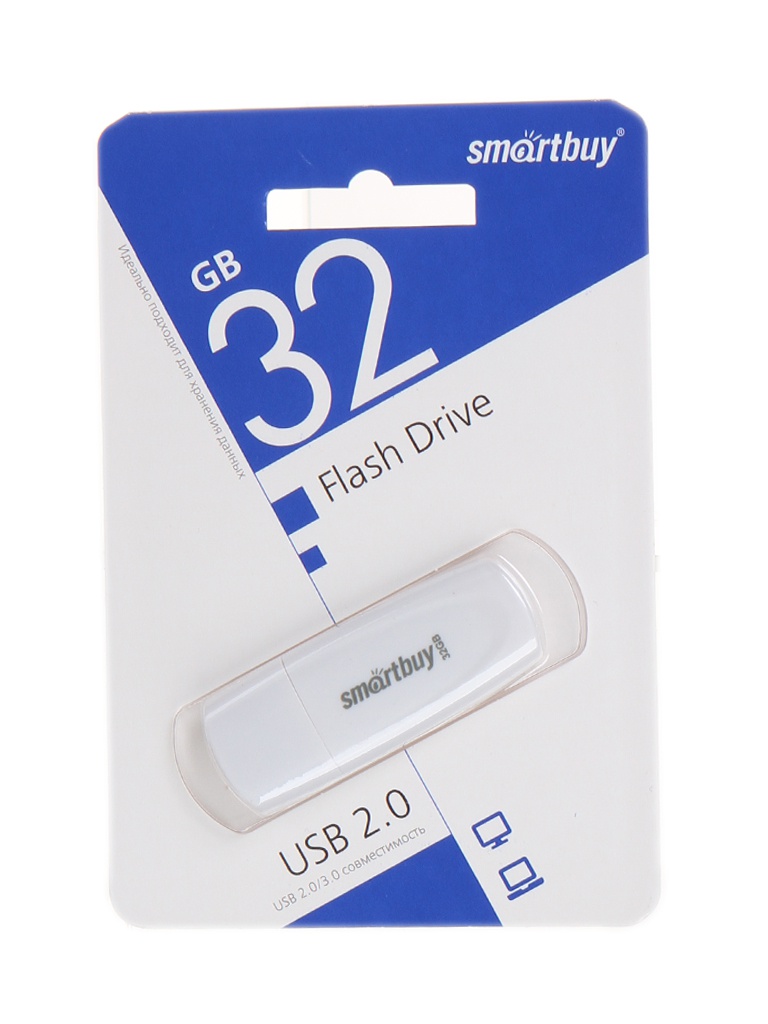 Флешка SmartBuy SB032GB2SCW 32 ГБ (SB032GB2SCW)