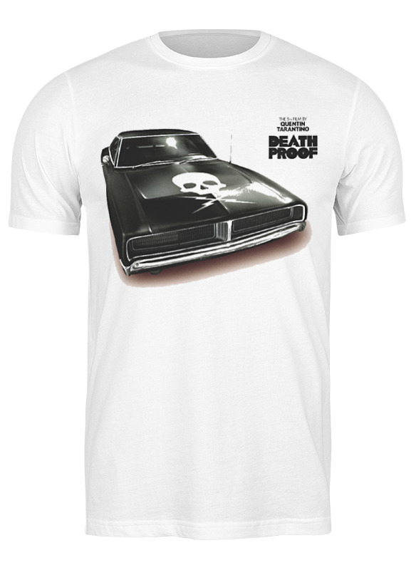 

Футболка унисекс Printio Death proof car белая 2XL, Белый, Death proof car