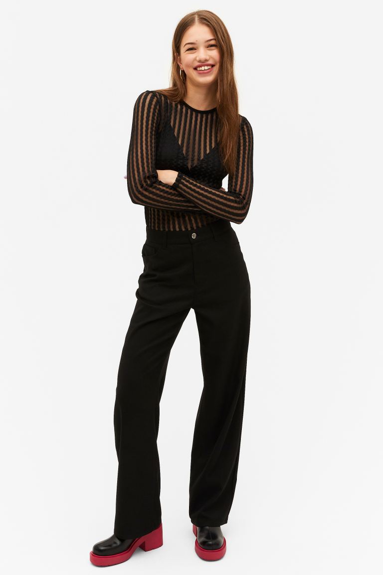

Брюки женские Monki 1039982001 черные 34 (доставка из-за рубежа), 1039982001