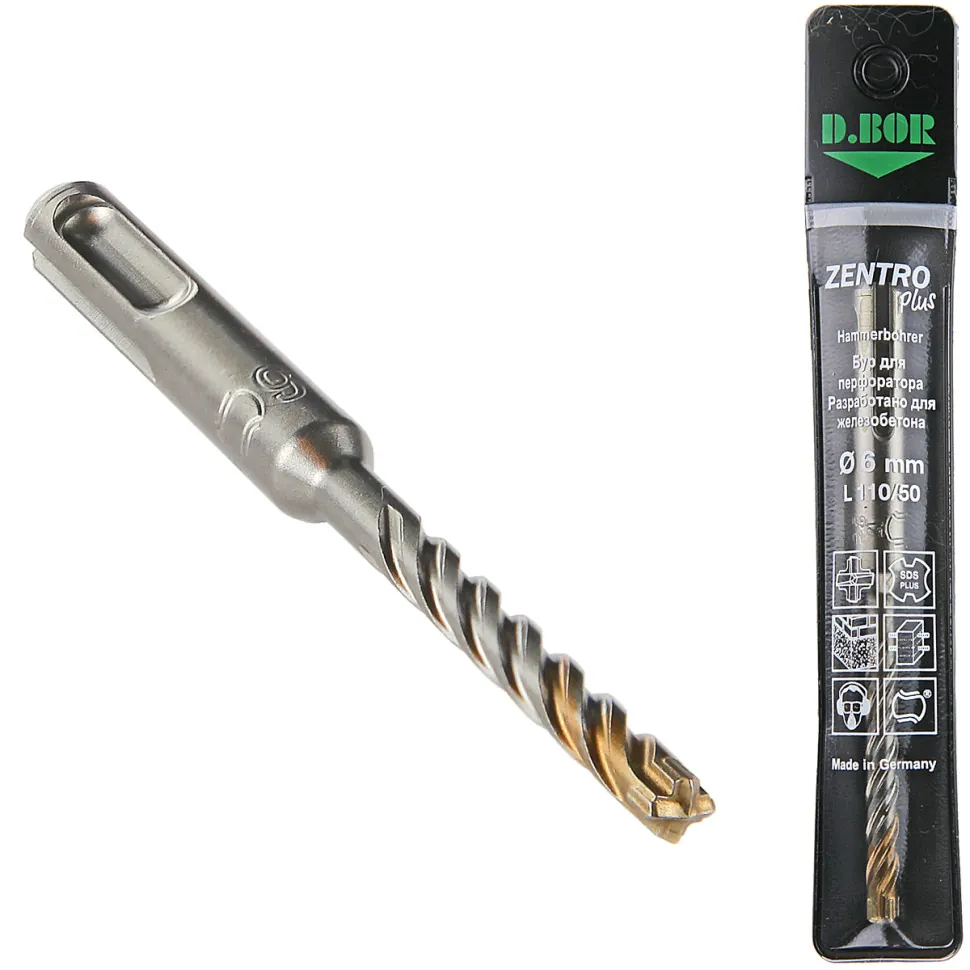 

Бур D.BOR Буры SDS-plus ZENTRO 6*50/110, 4-cutting (арт. 435010) (10 шт.) "D.BOR", Буры SDS-plus ZENTRO 6*50/110, 4-cutting (арт. 435010) (10 шт.) "D.BOR"