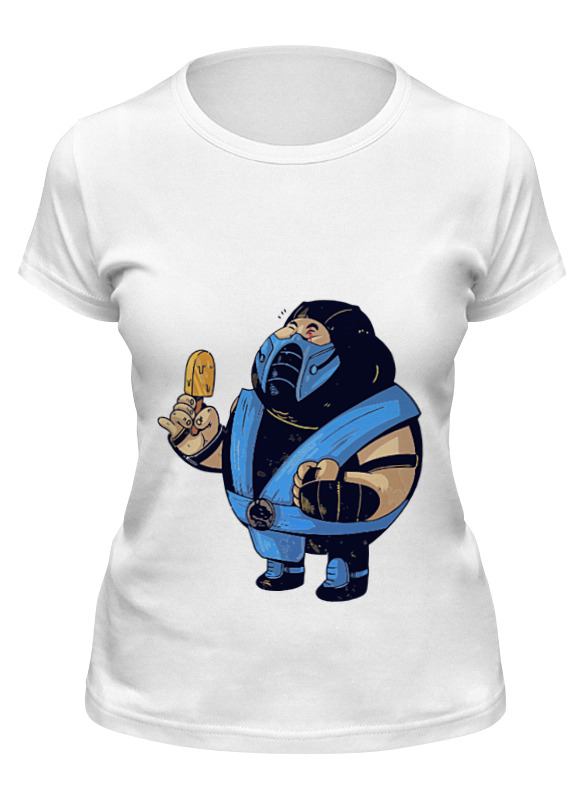 

Футболка женская Printio Fat sub-zero белая 2XL, Белый, Fat sub-zero
