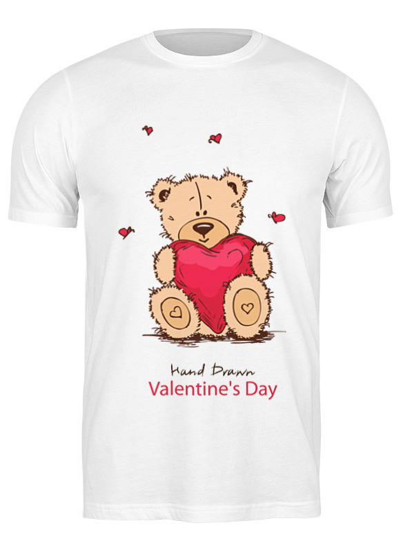 

Футболка мужская Printio Happy valentnine's day белая 2XL, Белый, Happy valentnine's day