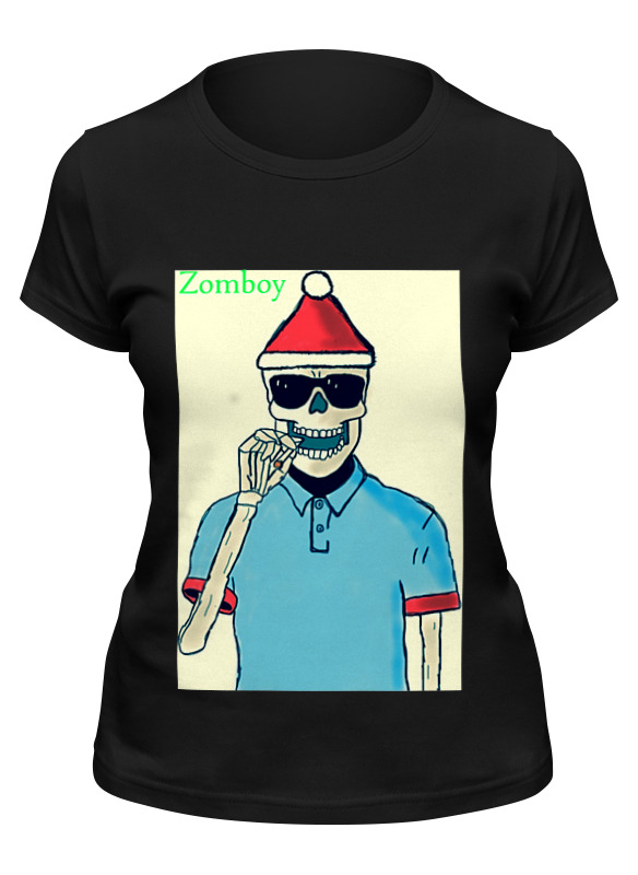 

Футболка женская Printio Zomboy черная 2XL, Черный, Zomboy