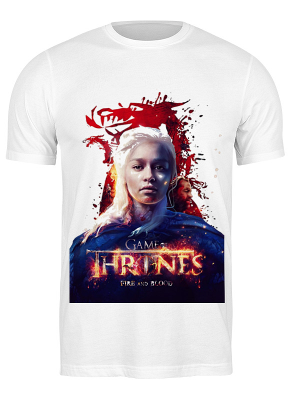 

Футболка унисекс Printio Игра престолов белая 2XL, Игра престолов