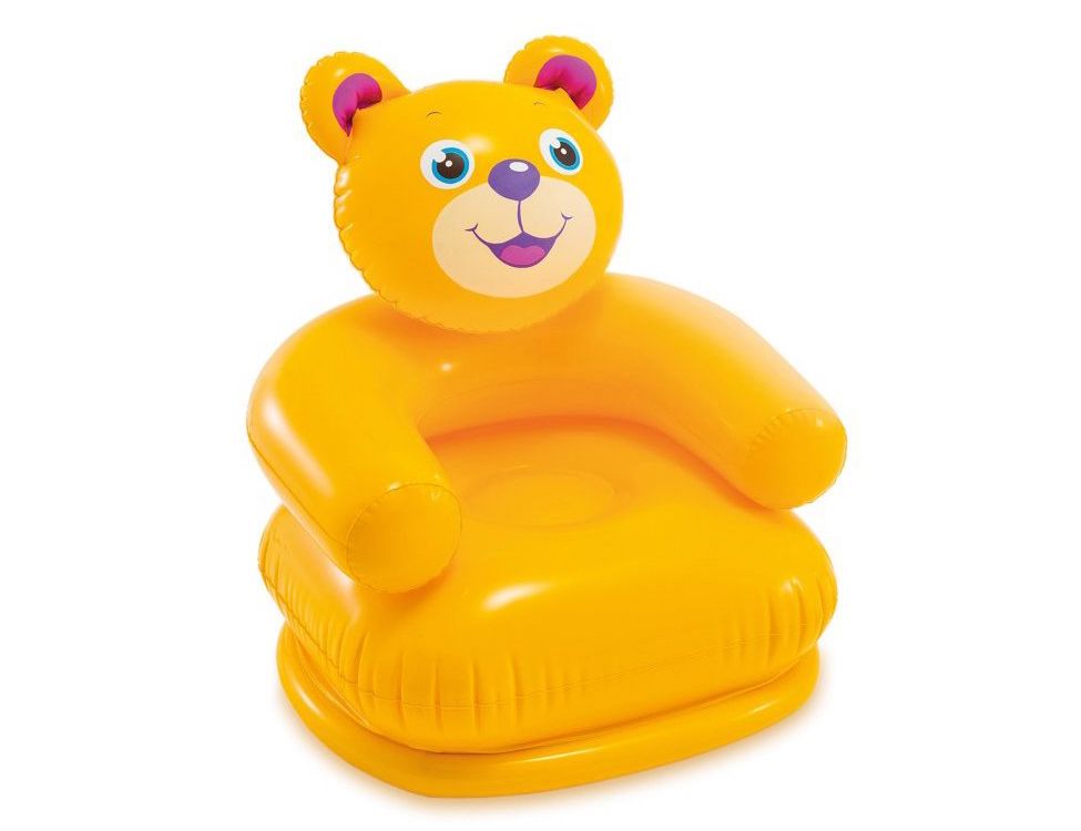 

Надувное кресло Intex Happy animal chair медвежонок 68556-мед 65x64x79 см, Разноцветный, Happy animal chair медвежонок