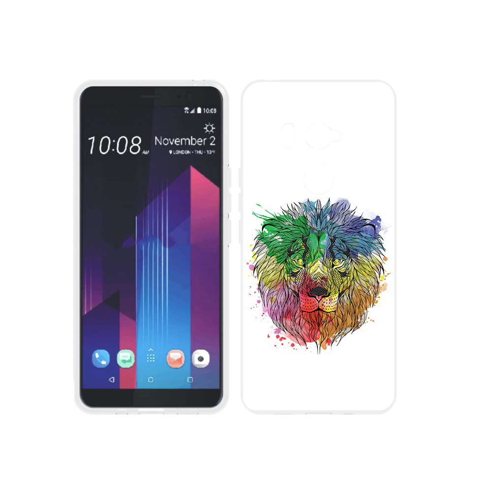 

Чехол MyPads Tocco для HTC U11 EYEs разноцветный гордый лев, Прозрачный, Tocco