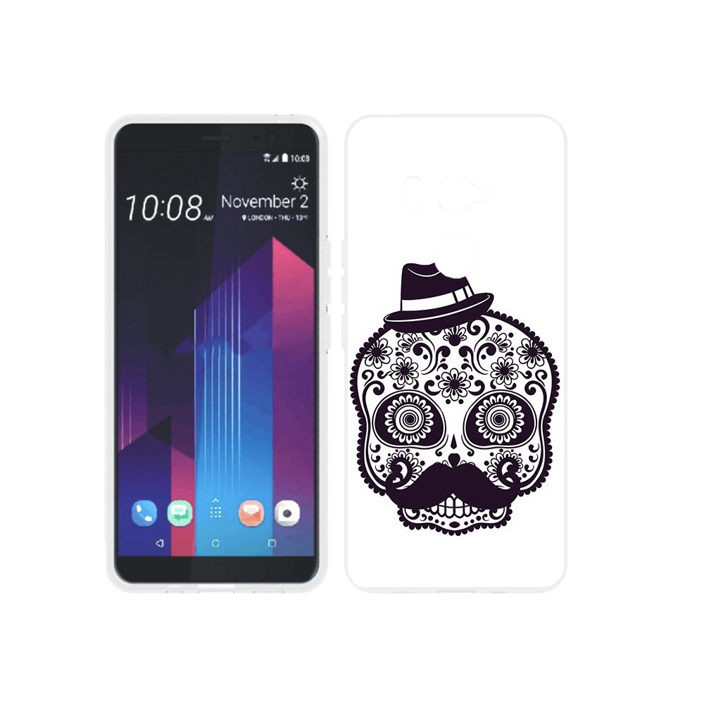 

Чехол MyPads Tocco для HTC U11 EYEs разрисованный скелет, Прозрачный, Tocco