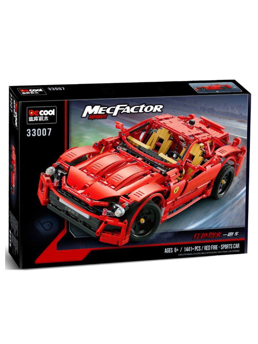 

Конструктор Decool MecFactor RED FIRE, 1 441