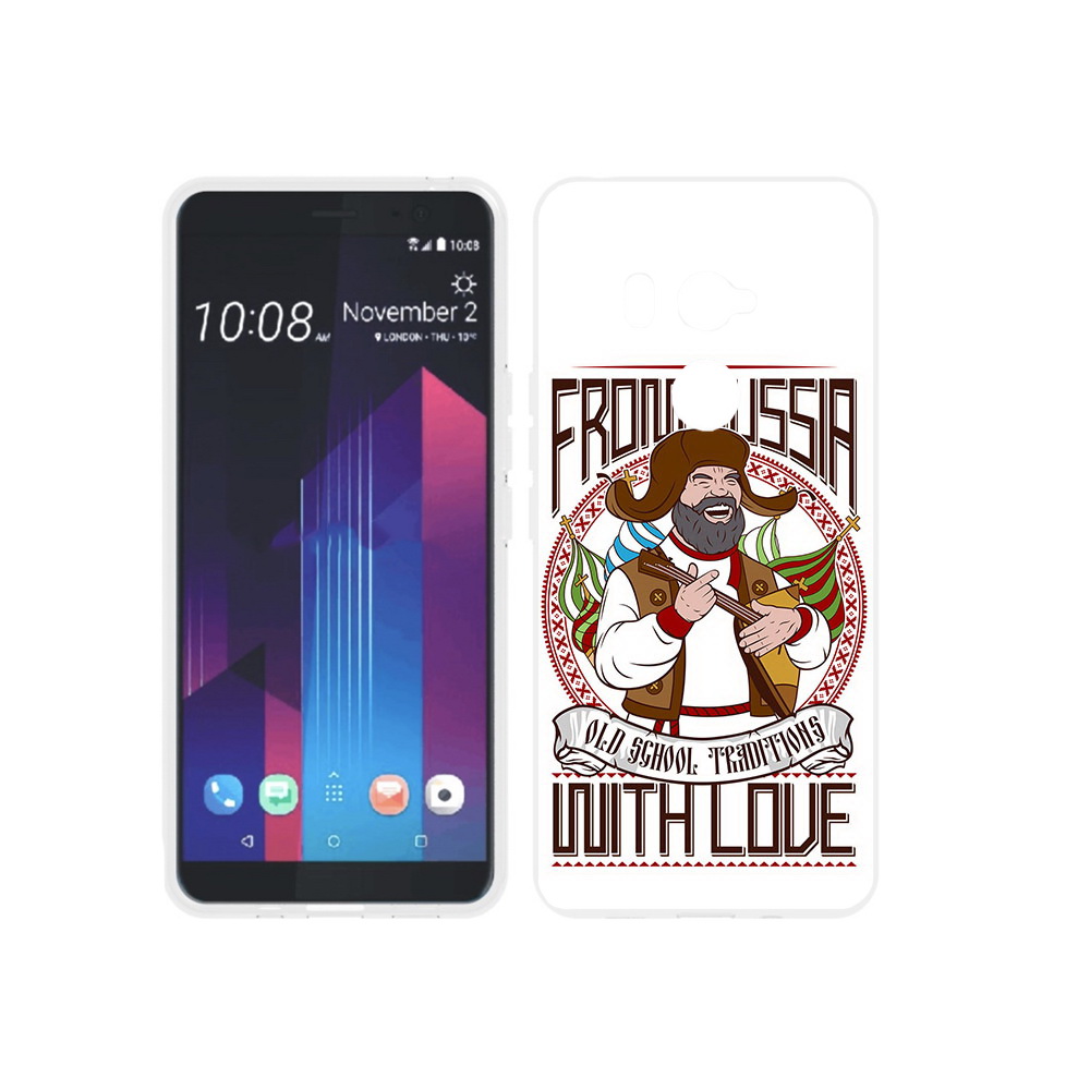 

Чехол MyPads Tocco для HTC U11 EYEs русский мужчина, Прозрачный, Tocco
