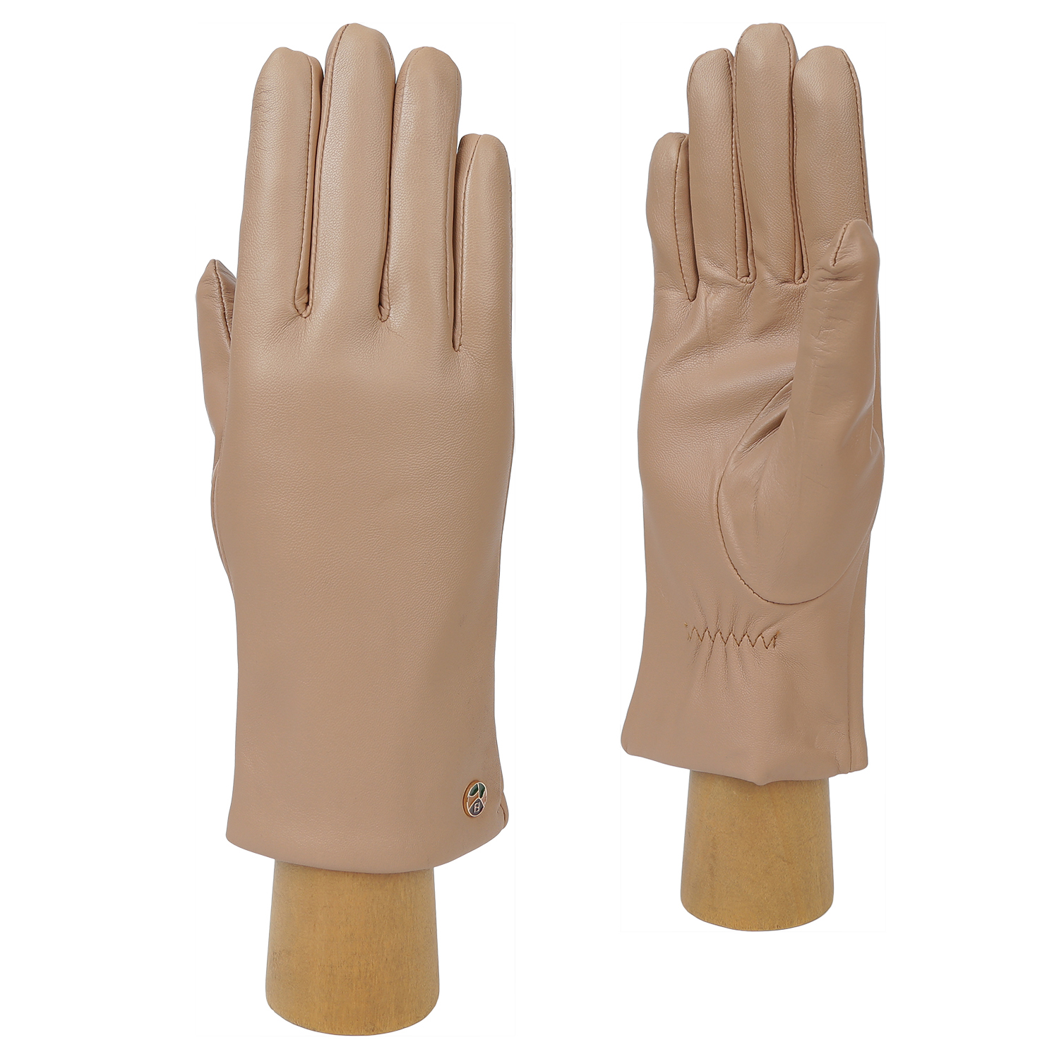 

Перчатки женские FABRETTI F34-31 бежевые, р. 7.5, F34-31