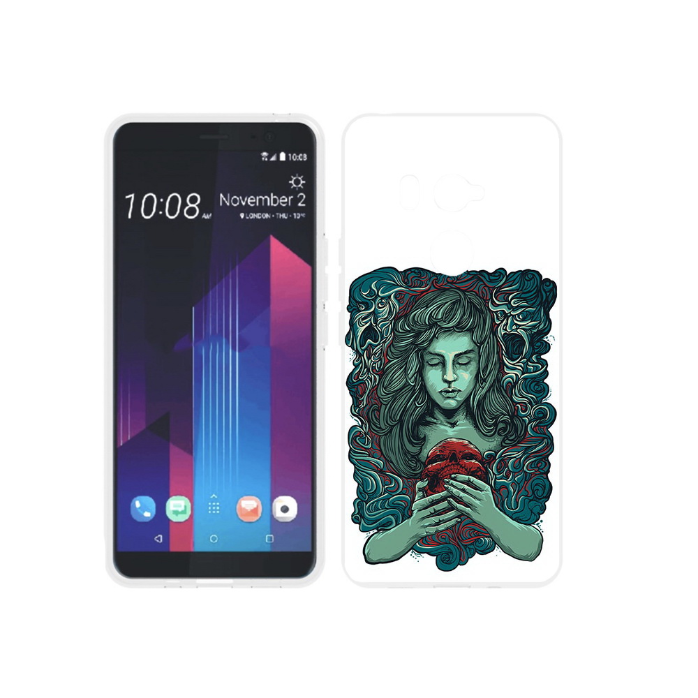 

Чехол MyPads Tocco для HTC U11 EYEs спящая девушка, Прозрачный, Tocco