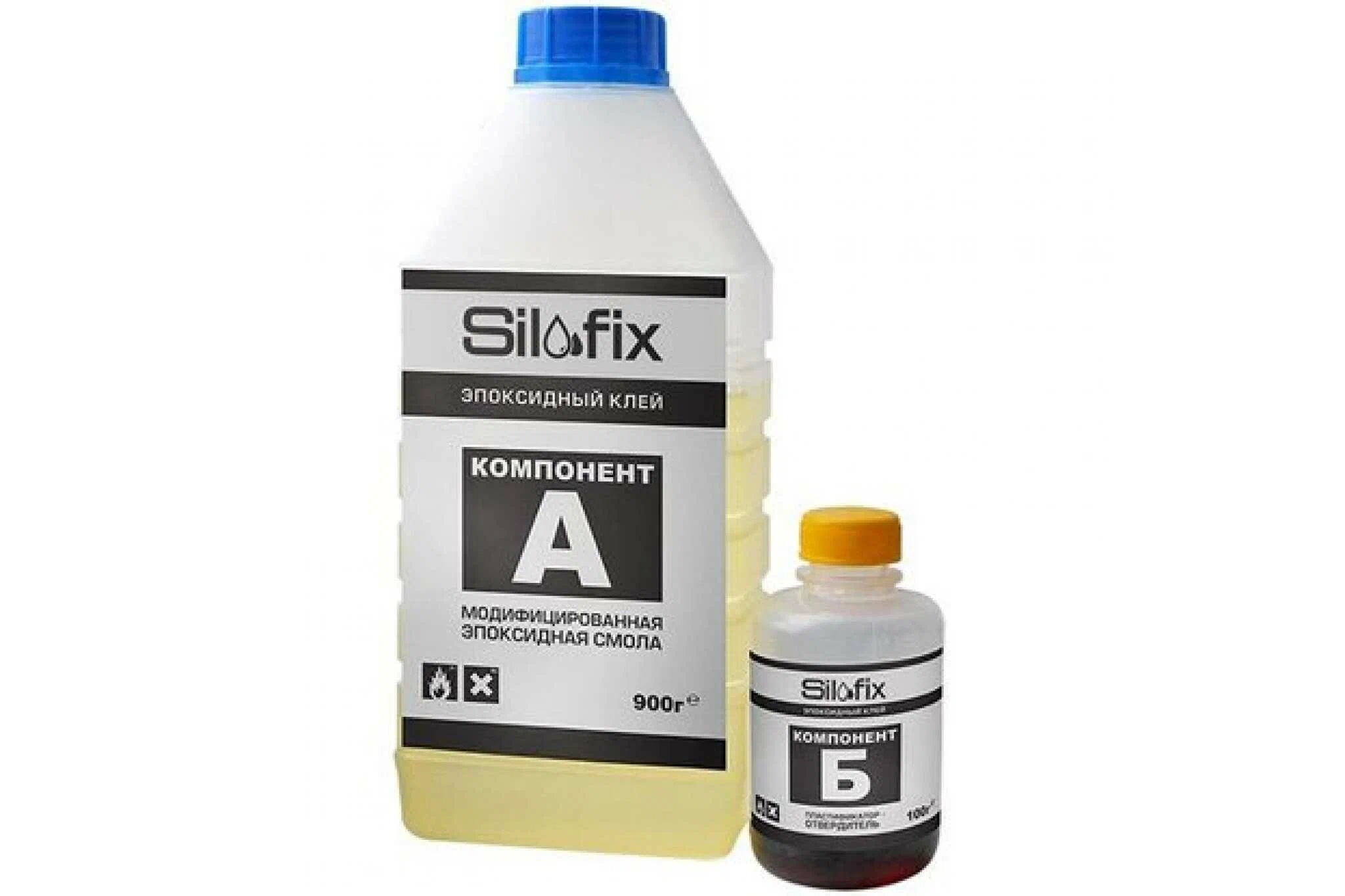 Клей SilFix эпоксидный, на основе эпоксидной смолы, 1 кг