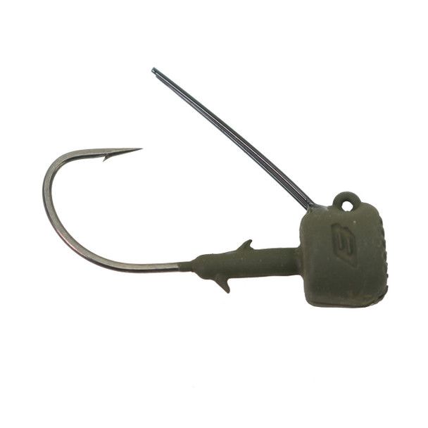 

Джиг-головка BKK Silent Chaser-Draggin' NED W. A-EA-2916) 3/16oz, 1/0, Green