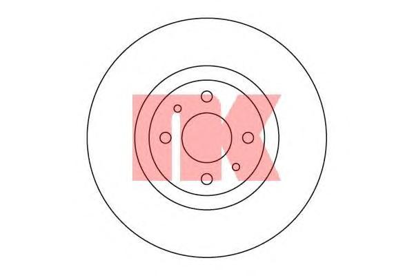 

209923NK диск тормозной передний Alfa Romeo 155, Fiat Croma 2.0T/2.5TDi 92>