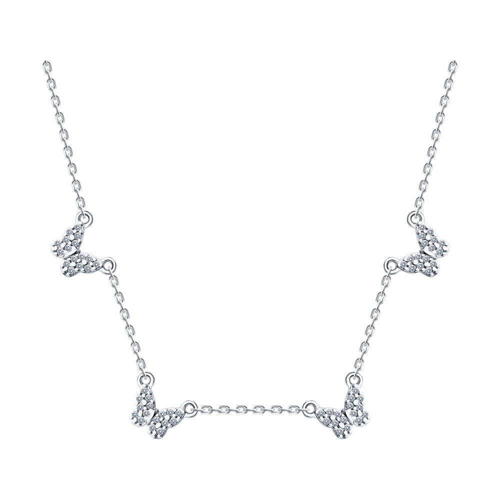 

Колье из серебра с фианитом 45 см SOKOLOV 94070710, 94070710