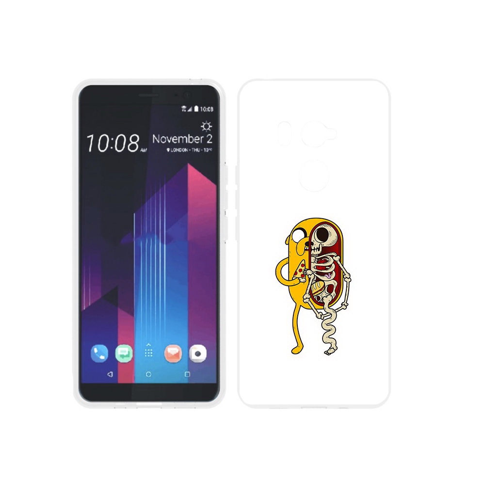 

Чехол MyPads Tocco для HTC U11 EYEs Джейк скелет, Прозрачный, Tocco
