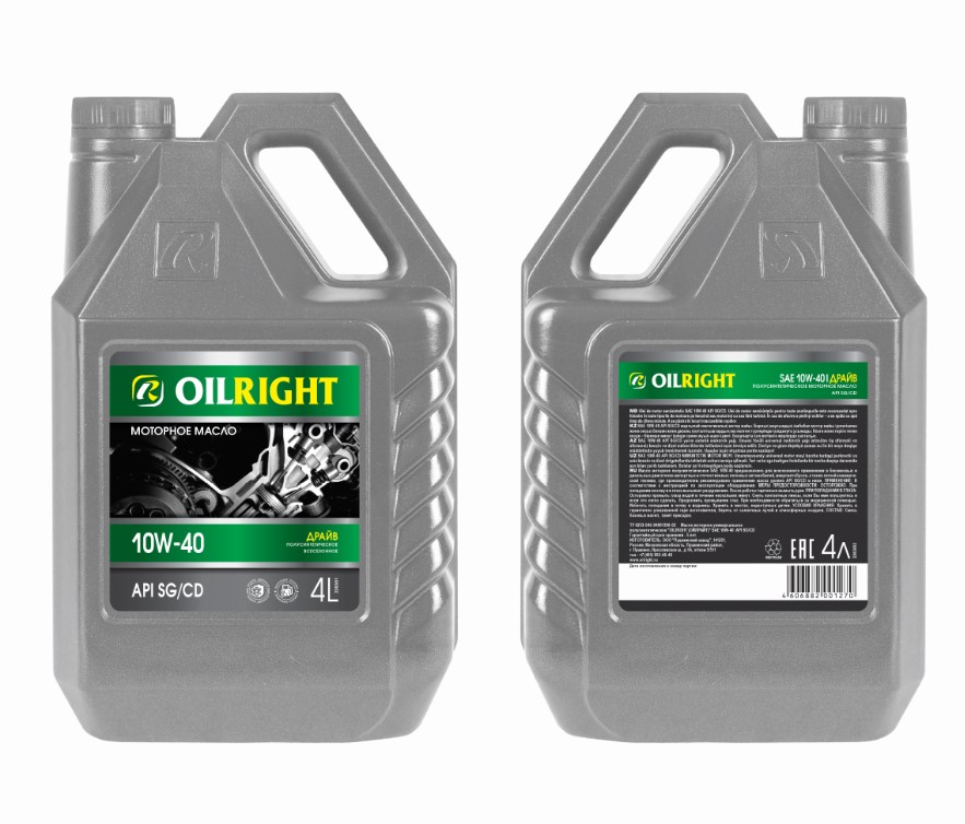 

Моторное масло Oilright полусинтетическое 10w40 4л