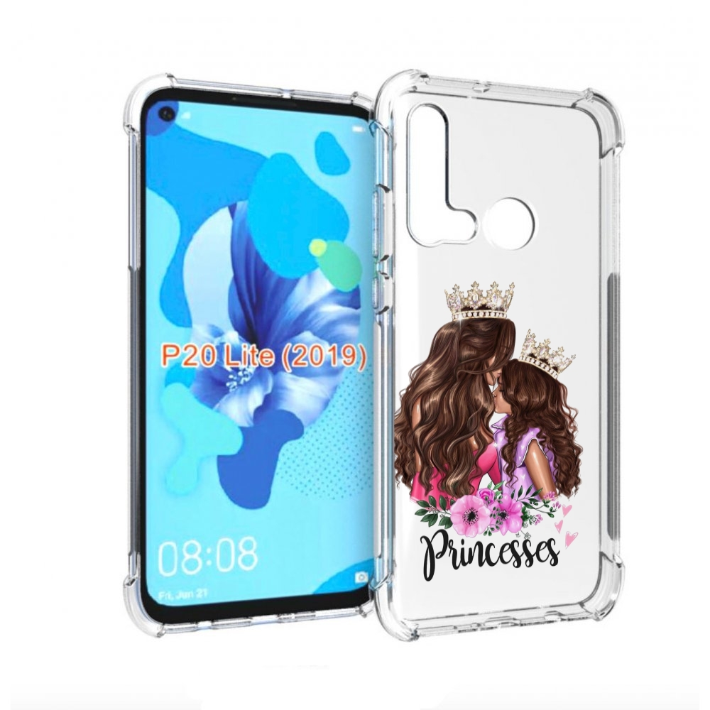 

Чехол бампер MyPads Принцессы женский для Huawei P20 Lite (2019), Прозрачный, Tocco
