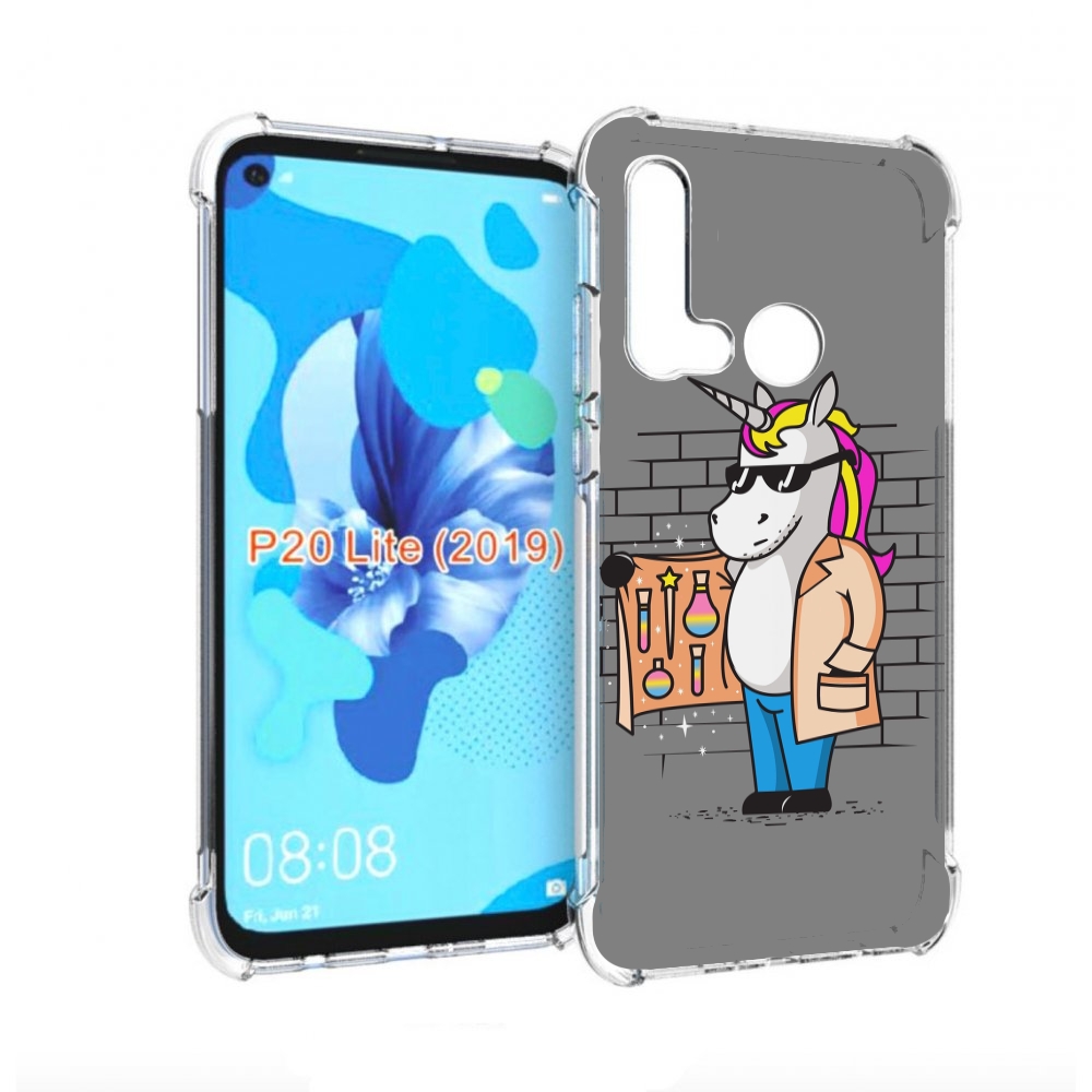 

Чехол бампер MyPads Продавец-единорог для Huawei P20 Lite (2019), Прозрачный, Tocco