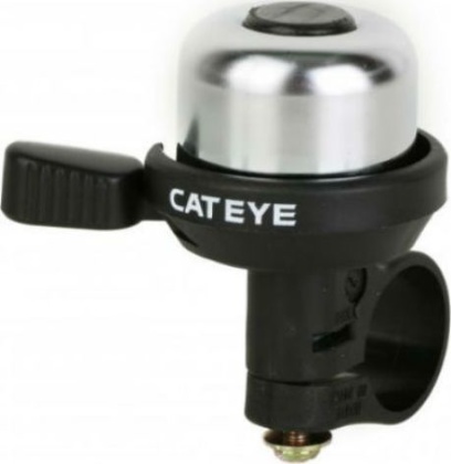 фото Звонок cat eye pb-1000p-1 черный купол серебристый