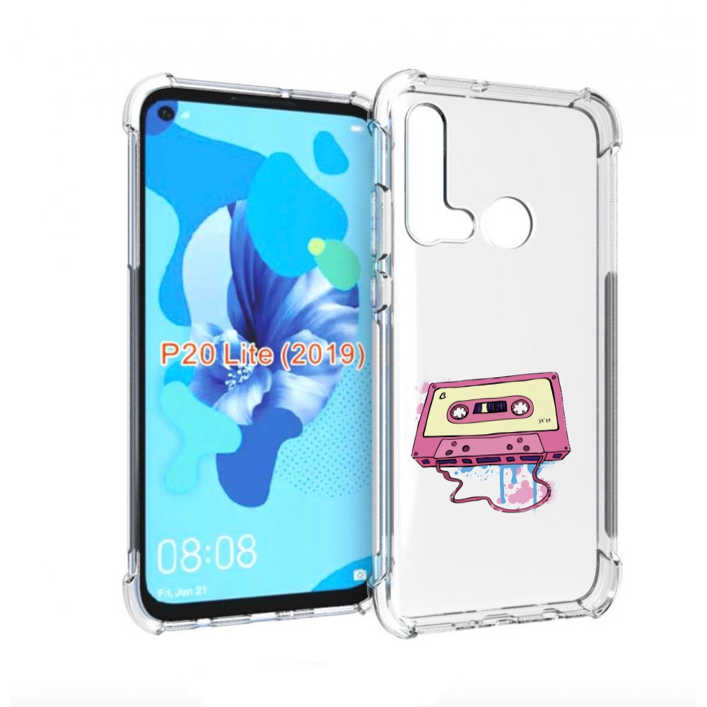 

Чехол бампер MyPads Розовая кассета для Huawei P20 Lite (2019), Прозрачный, Tocco
