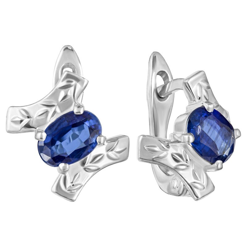

Серьги из серебра с кианитом LAZURIT-ONLINE 8530WR, 8530WR