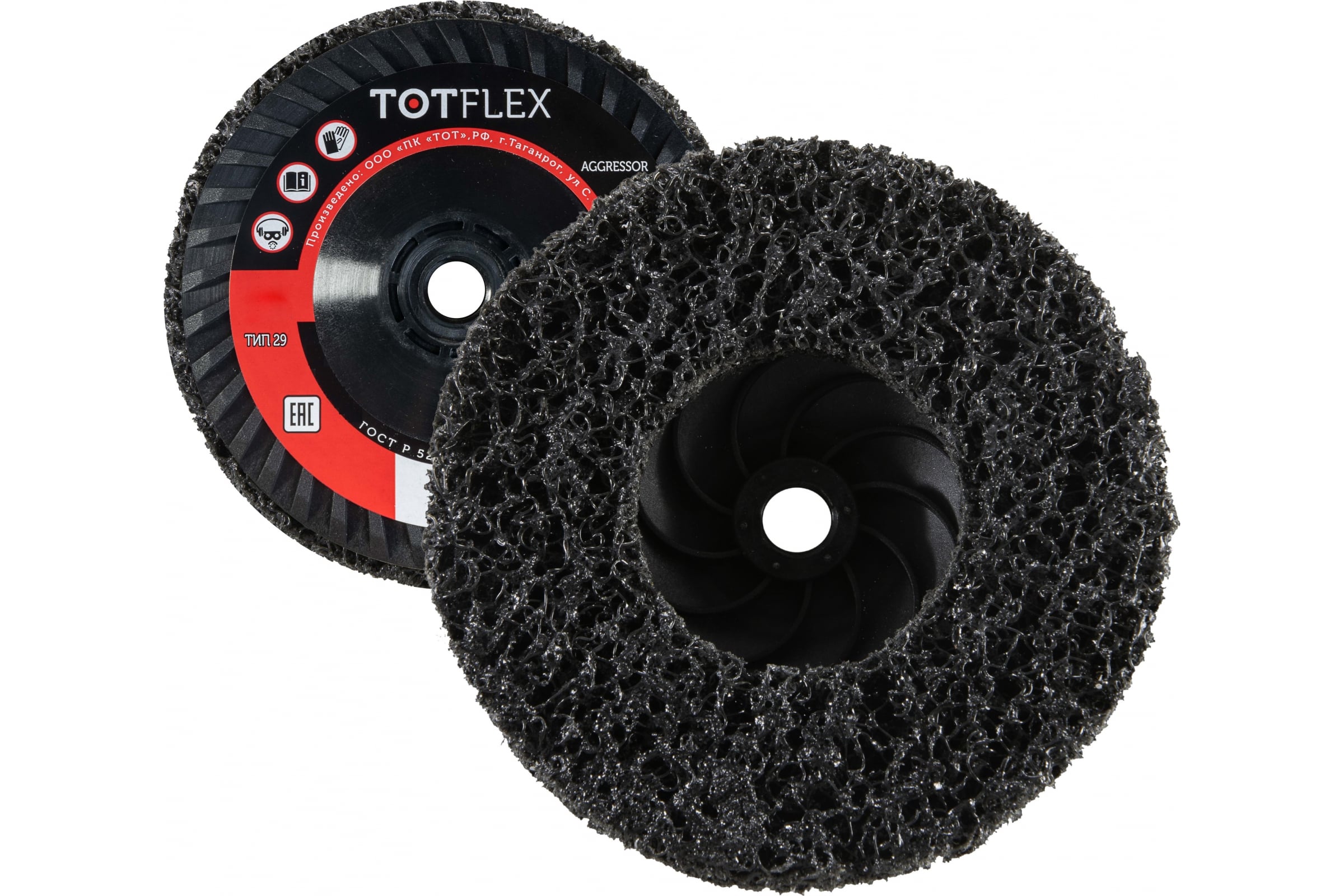 

TOTFLEX Круг зачистной STRIP IT 128x15хМ14 черный 4631159116432