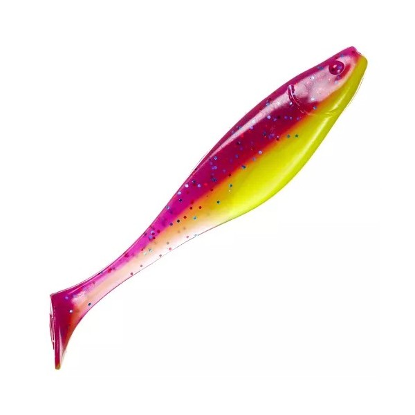 

Приманка Narval Commander Shad 12cm #007 4шт., Розовый;желтый, Commander