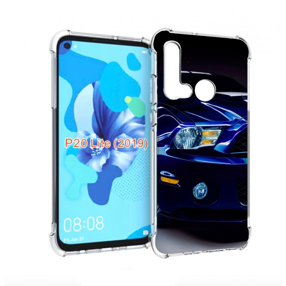

Чехол бампер MyPads Синяя-машина для Huawei P20 Lite (2019), Прозрачный, Tocco