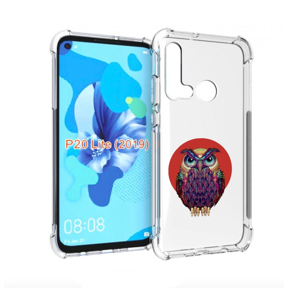 

Чехол бампер MyPads Сова 3 для Huawei P20 Lite (2019), Прозрачный, Tocco