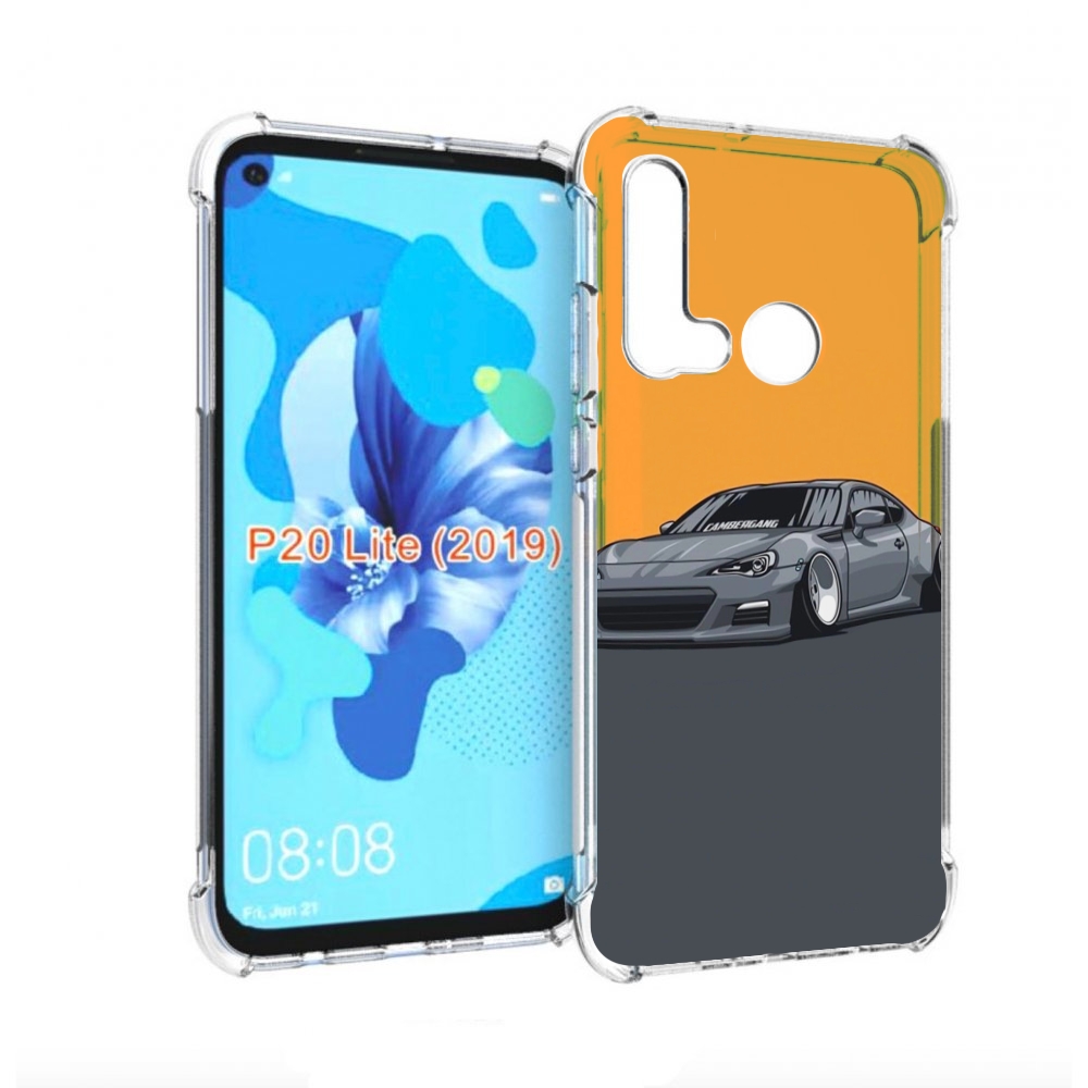

Чехол бампер MyPads Спорт-кар для Huawei P20 Lite (2019), Прозрачный, Tocco