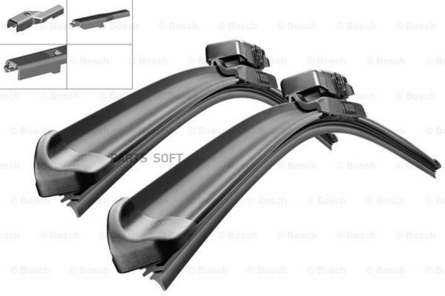 

Щетка Стеклоочистителя 650/550 Мм Бескаркасная Комплект 2 Шт Bosch Aero 3 397 014 212 Bosc
