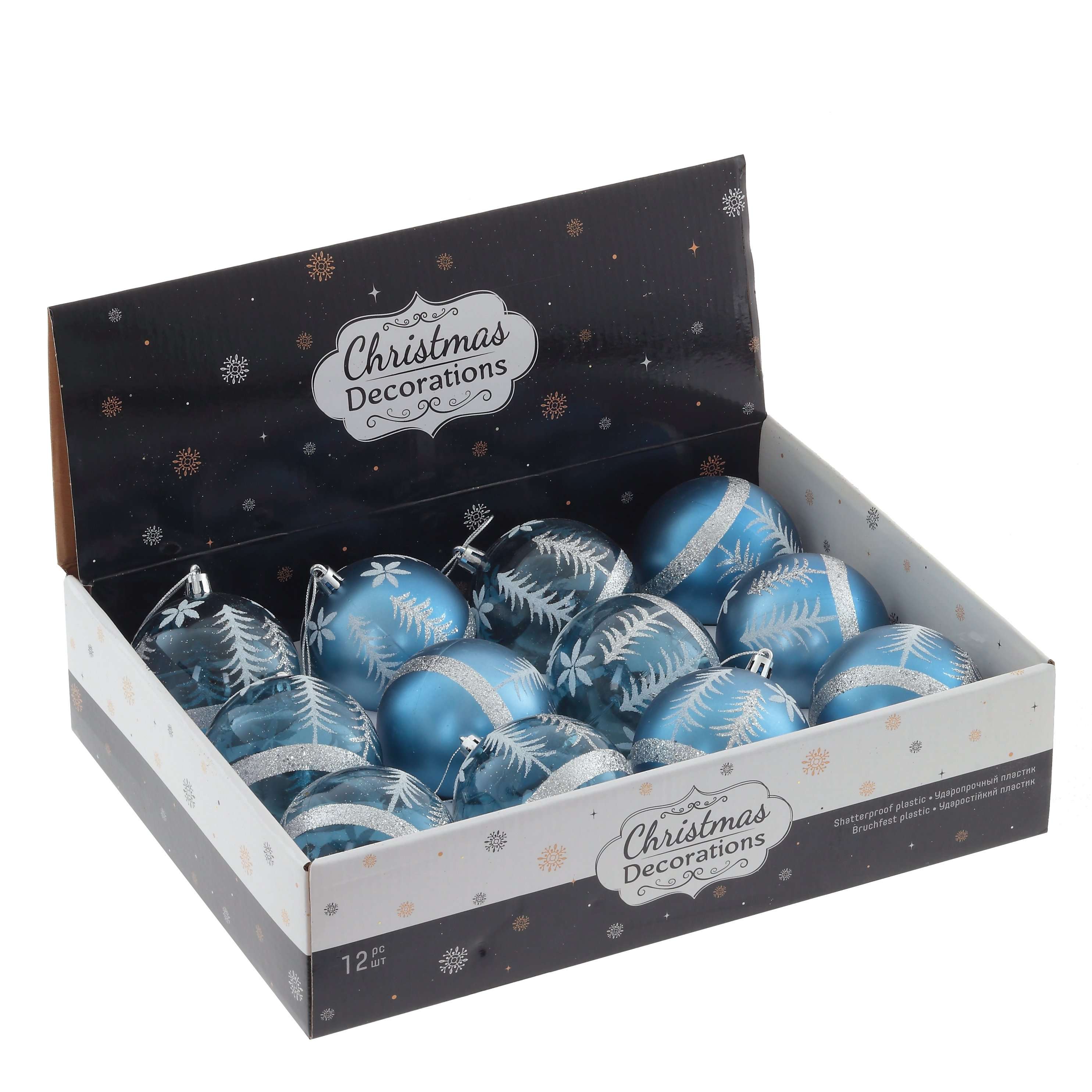 

Шар на ель Remeco collection KSM-763948 12 шт. разноцветный