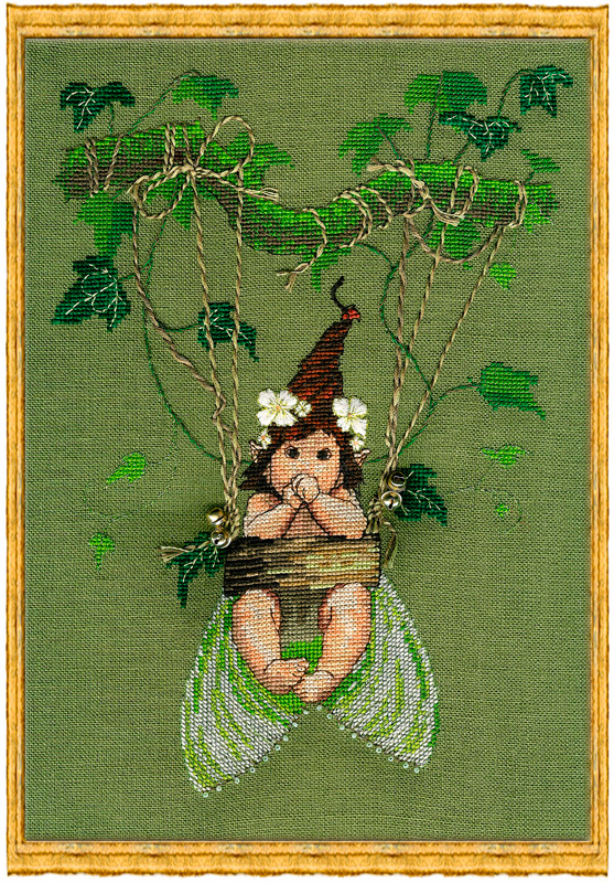 Набор для вышивания NIMUE La Balanoire (Качели) арт.51 A0028 K