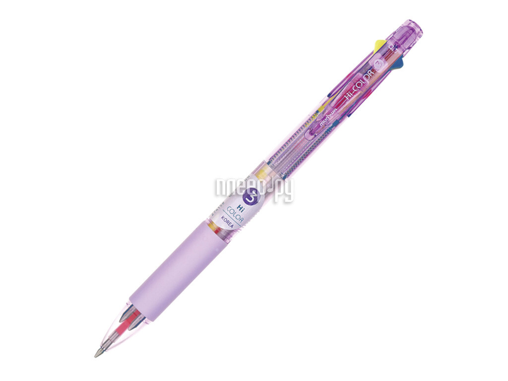

Ручка шариковая MunHwa Hi-Color 3 Стержень 0.7mm HC3