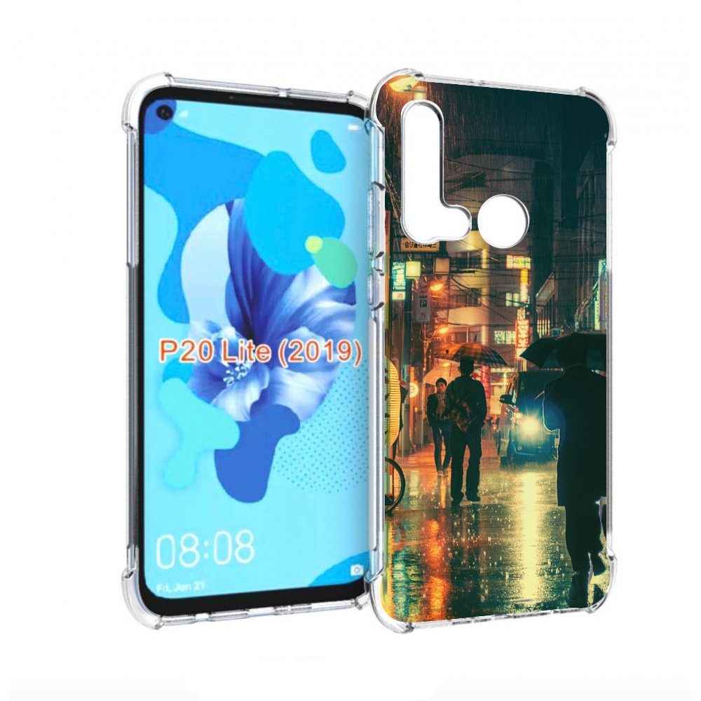 

Чехол бампер MyPads Токио-сеул для Huawei P20 Lite (2019), Прозрачный, Tocco