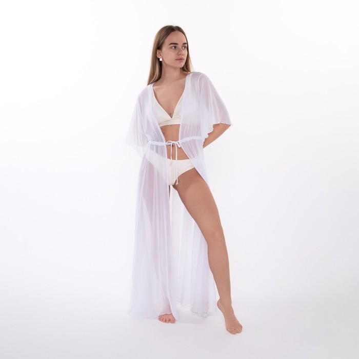 Пляжная туника женская ZLHAI 000752103 белая 58 RU