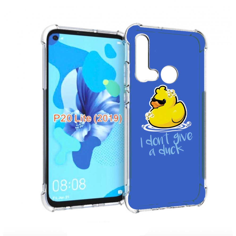 

Чехол бампер MyPads Уточка для Huawei P20 Lite (2019), Прозрачный, Tocco