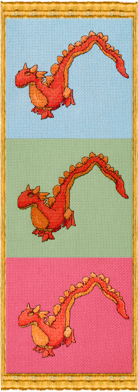 фото Набор для вышивания nimue 3 dragons (три дракона) арт.125 b006 k