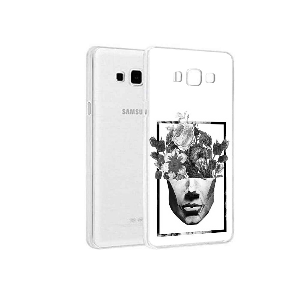 

Чехол MyPads Tocco для Samsung Galaxy A5 (2015) черно белая ваза в абстракции, Прозрачный, Tocco