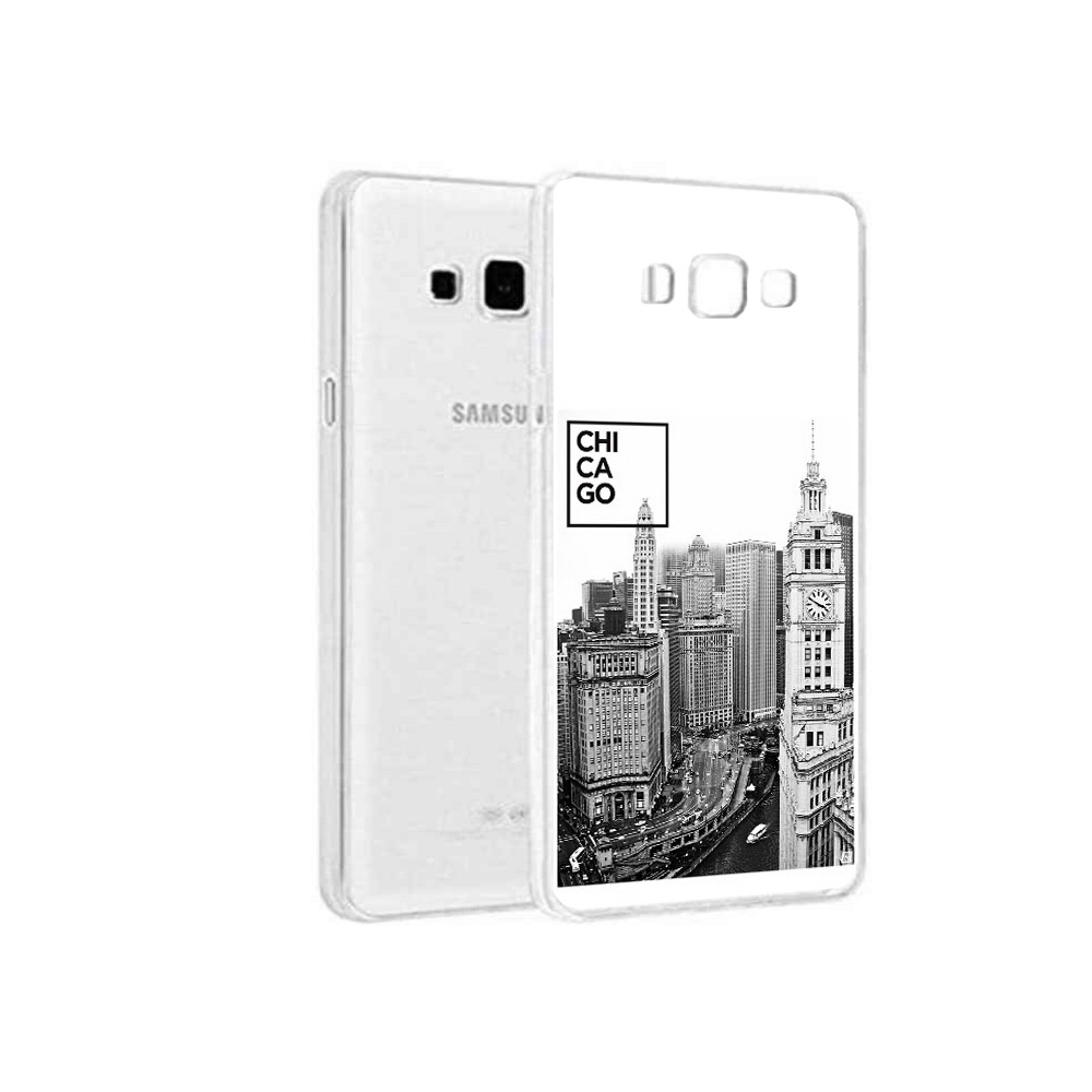 

Чехол MyPads Tocco для Samsung Galaxy A5 (2015) черно белый чикаго, Прозрачный, Tocco